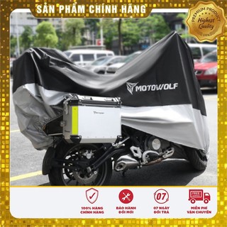 Bạt phủ xe máy chống nắng nóng bụi bẩn mưa nước Motowolf
