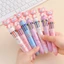 Bút bi bấm 10 màu mực hoạt hình siêu dễ thương