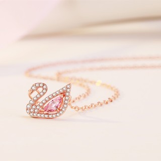 Dây chuyền thiên nga LAMY Crystal Swan Necklace Rose Gold 6042