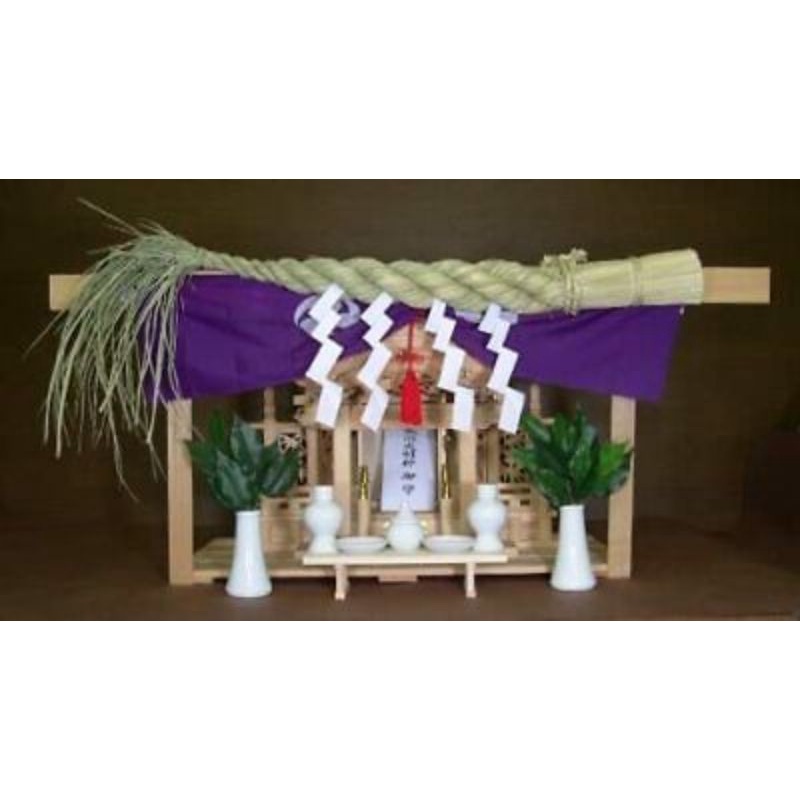 Shimenawa dây rơm khô cuộn dài trang trí Tết Nhật