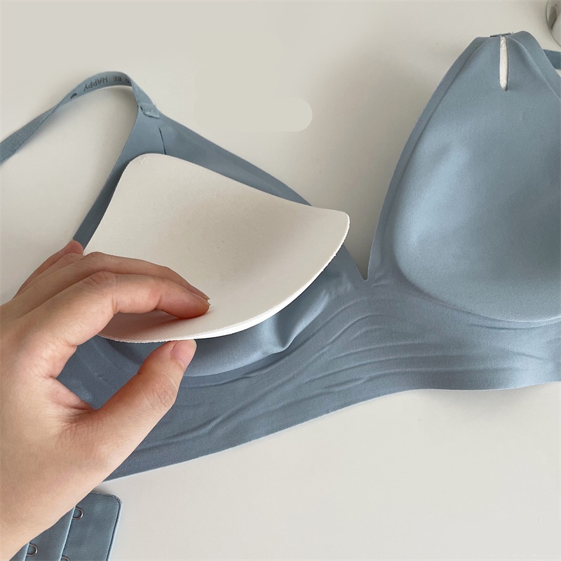 Áo Ngực Không Gọng 3 / 4 cup Mỏng Nâng Ngực Mềm Mại Không Đường May Size s-xl Thời Trang Cho Nữ