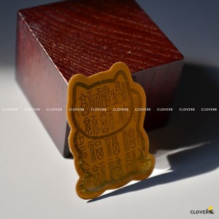 Sticker Mèo Thần Tài Ánh Kim Mini Dán Trang Trí Ốp Lưng Ví Túi Xách