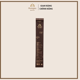 Nhang Trầm Hương Cao Cấp MANGALA Ống Nâu 30cm-38cm | Bột Trầm Núi Rừng Nguyên Chất Thượng Hạng, Ngọt Thanh, Sâu Lắng