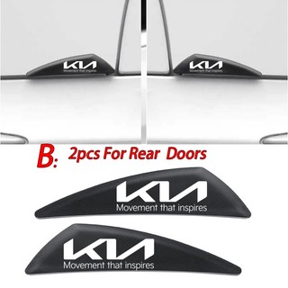 Miếng Dán Góc Cửa Xe Hơi KIA KN Sonet Morning Seltos K2 K3 K5 Carens XCeed Forte Cerato Soluto Sportage Bằng Cao Su Silicon Dày Dặn Chống Trầy Xước