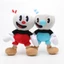 25cm Trò Chơi Cuphead Mềm Mại Sang Trọng Búp Bê Cuphead Mugman Mecup Và Brocup Trẻ Em