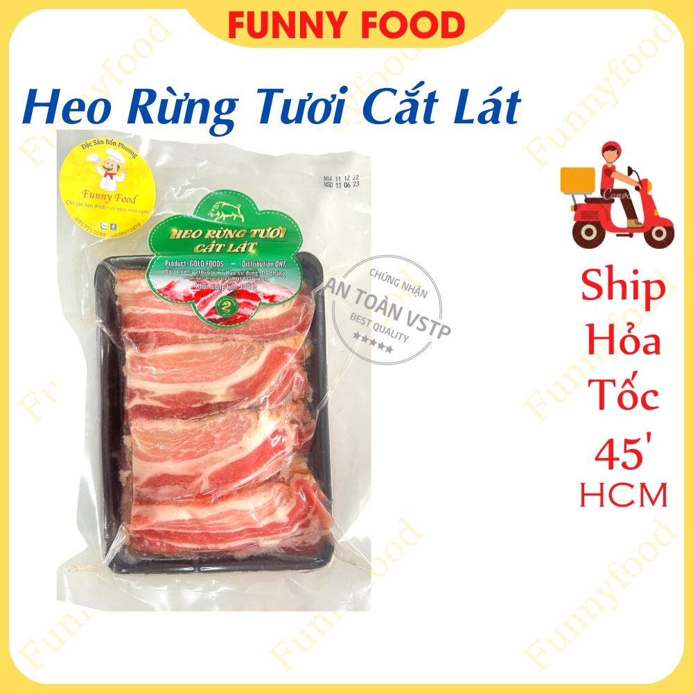 Ba Rọi Heo Rừng Lai - Thịt Heo Rừng Cắt Lát 500g - [Ship Hỏa Tốc HCM ...