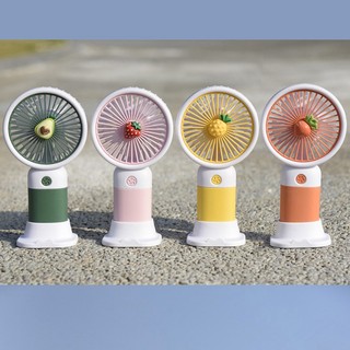 Quạt Cầm Tay Mini Điện Để Bàn Gấp Gọn Sạc Trái Cây Timo Q06