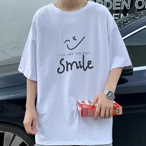 Áo thun nam tay lỡ HappyFamily tay ngắn YOU ARE THE BEST Smile Chất vải cotton 100 cao cấp