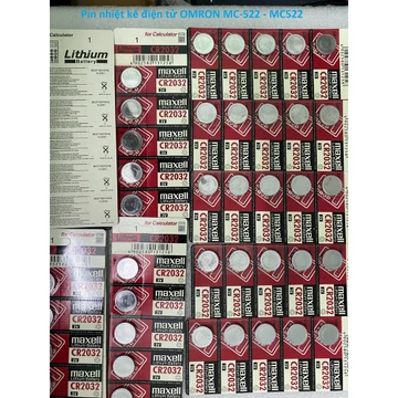 ⚡️[Loại xịn] Pin nhiệt kế điện tử OMRON MC-522 - MC522 (1 viên ) Pin to