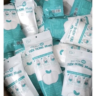 Khẩu Trang 4D Mask KF94 Kháng Khuẩn  Hàng 4 Lớp Fom Chuẩn ôm Sát Được Kiểm Tra Hàng
