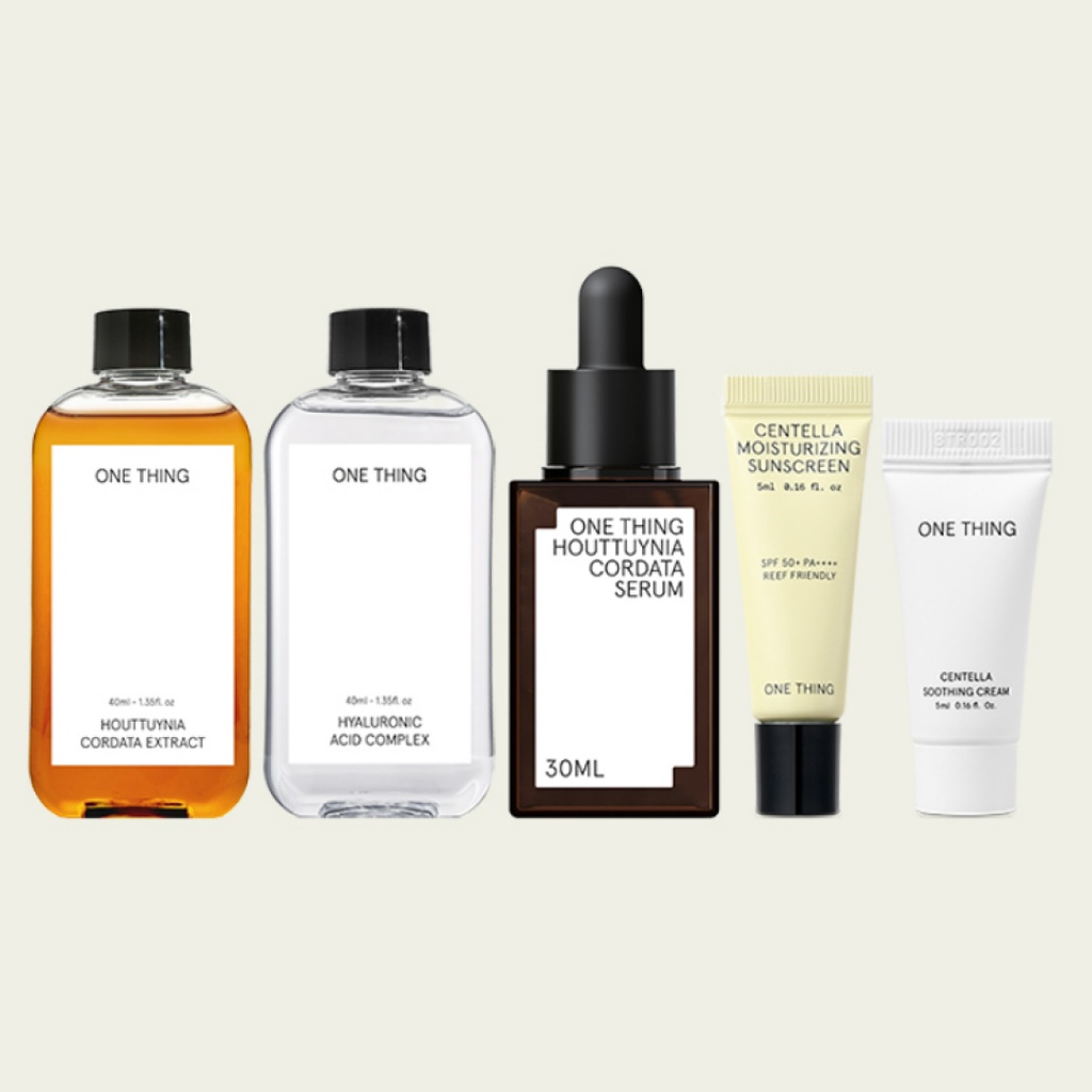 Ảnh Bộ chăm sóc da khởi đầu ONE THING Acne Care Starter Kit (40ml/ 40ml/ 30ml/ 5ml/ 5ml) ới chiết xuất diếp cá 2