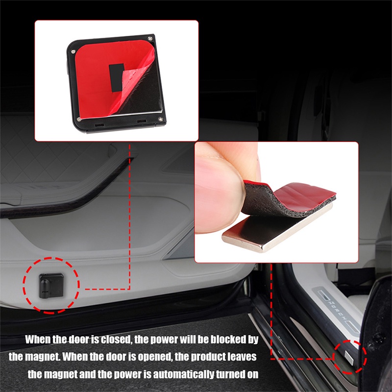 1 Đèn Chiếu Logo HD Gắn Cửa Xe Hơi Toyota Camry Corolla RAV4 Highlander FJ Cruiser Land Yaris