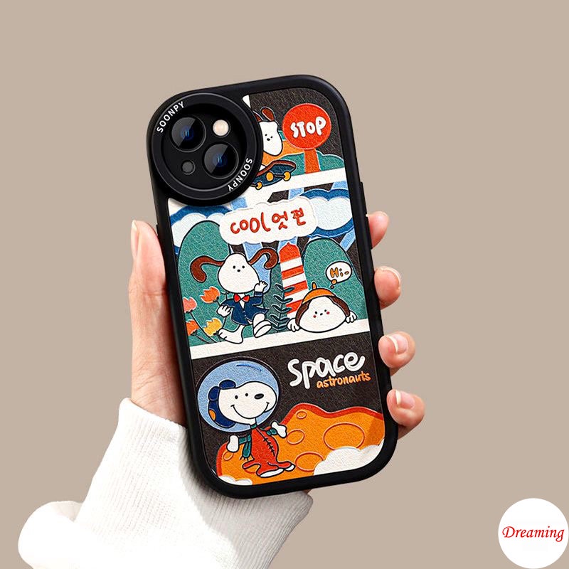 Ốp Điện Thoại Mềm Họa Tiết Phi Hành Gia Cho iphone 15 14 13 12 11 pro x xr xs max se 2020 6 6s 7 8 plus
