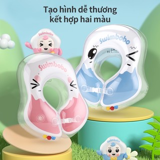 Phao Bơi Cho Bé 0-3 Tuổi, Vòng Bơi Bơm Hơi Dưới Nách An Toàn, Thiết Kế Hoạt Hình Xinh Xắn Dễ Thương