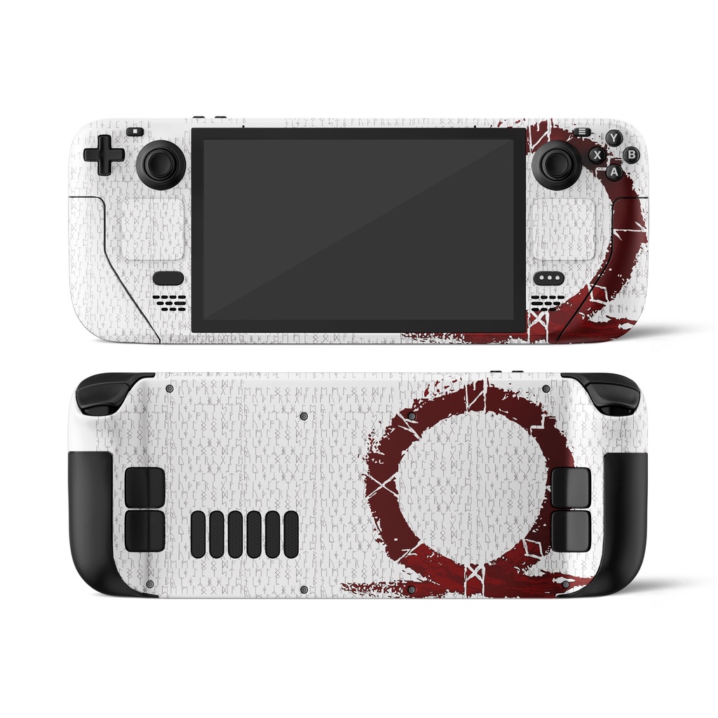 Skin dán Steam Deck mẫu God of War (Đã cắt sẵn chi tiết, dễ dán)