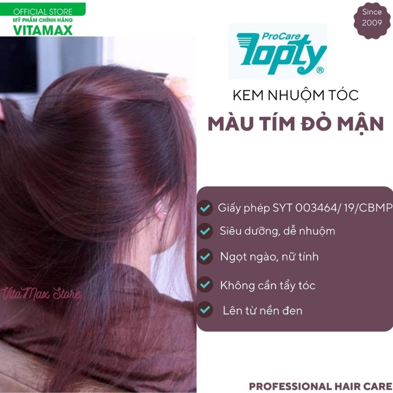 Sở hữu mái tóc đỏ tím với giá tốt chỉ có thể tìm thấy tại đây. Hãy cập nhật ngay các sản phẩm nhuộm tóc đỏ tím với giá siêu hời và chinh phục ngay ánh nhìn của mọi người.