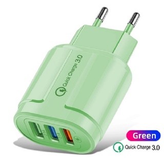 Cốc sạc nhanh 5V - 2.4 A 3 cổng USB 18w