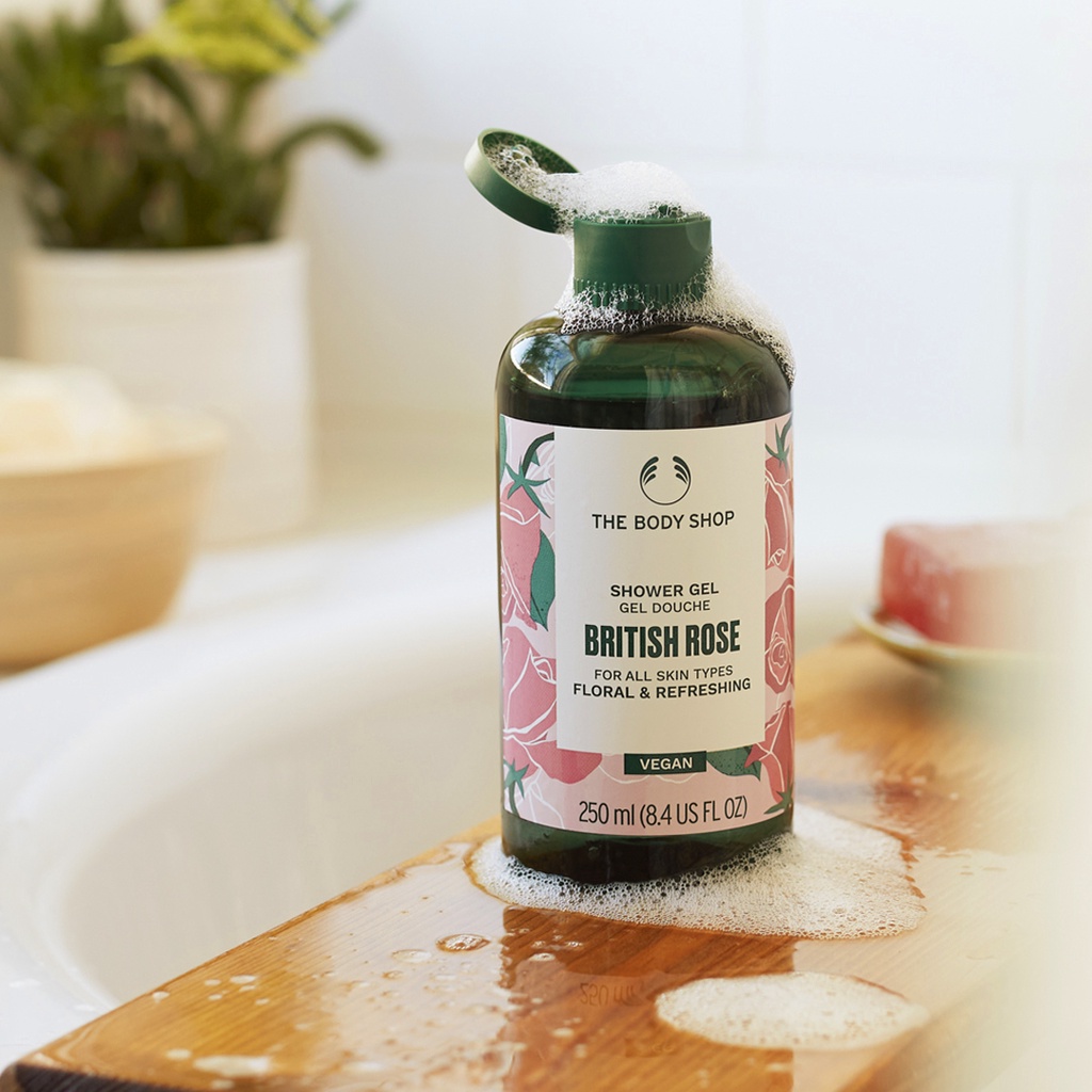 Ảnh Sữa Tắm Hương Hoa Hồng British Rose Shower Gel The Body Shop 1