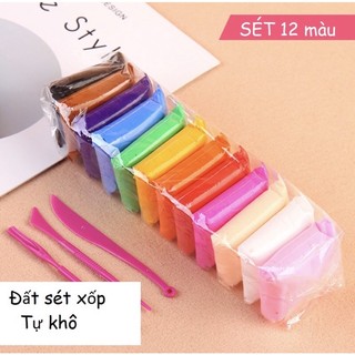 Đất nặn tự khô lốc 12/24 cao cấp
