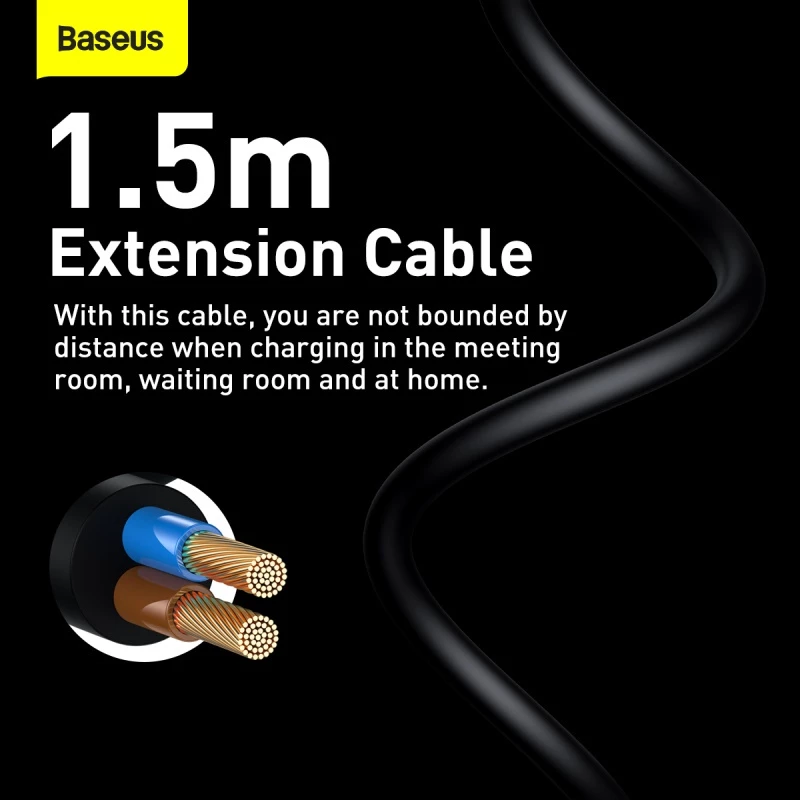 Baseus 100W 65W GaN3 Sạc 2U + 2C Máy Tính Để Bàn Laptop Sạc Nhanh 4 Trong 1 Adapter Cho iPhone 14 13