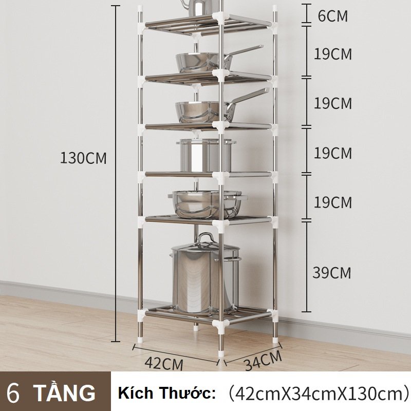 Kệ Để Xong Nồi Inox 3,4,5,6 tầng Inox Đa Năng Tiện Dụng | Shopee Việt Nam