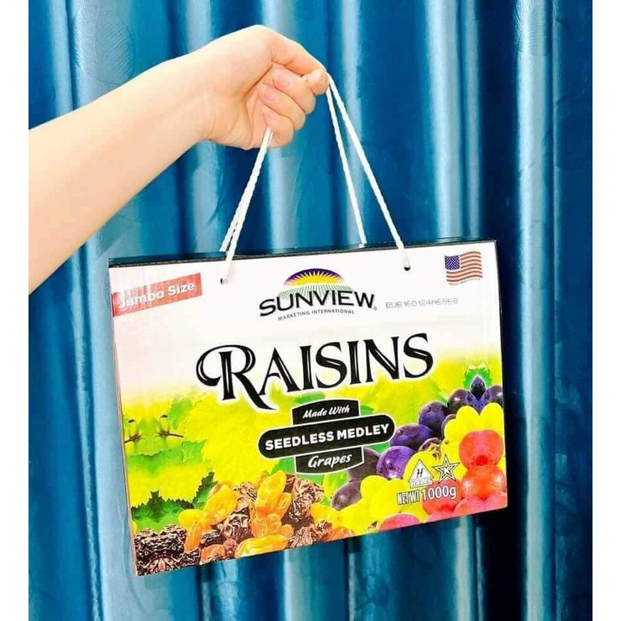 (1.2KG)Nho Khô Mỹ Sunview Raisins Hộp 1.2kg (Thập Cẩm) | Shopee Việt Nam