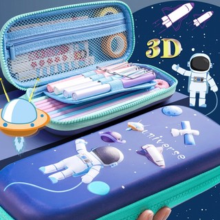 Túi Đựng Bút Mềm 3D Kawaii Chống Nước Sức Chứa Lớn Sắp Xếp Gọn Gàng Cho Học Sinh
