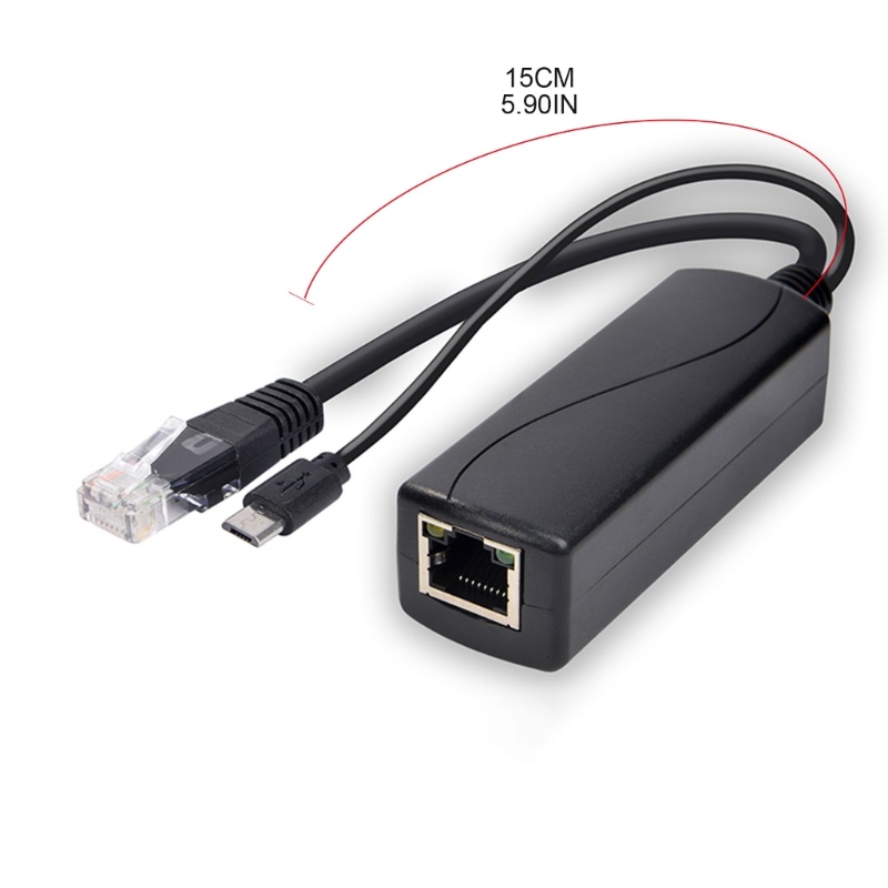 Pealike 48V sang 5V POE Splitter cho máy ảnh USB Type C 5 5x2 1 3 5x1 35