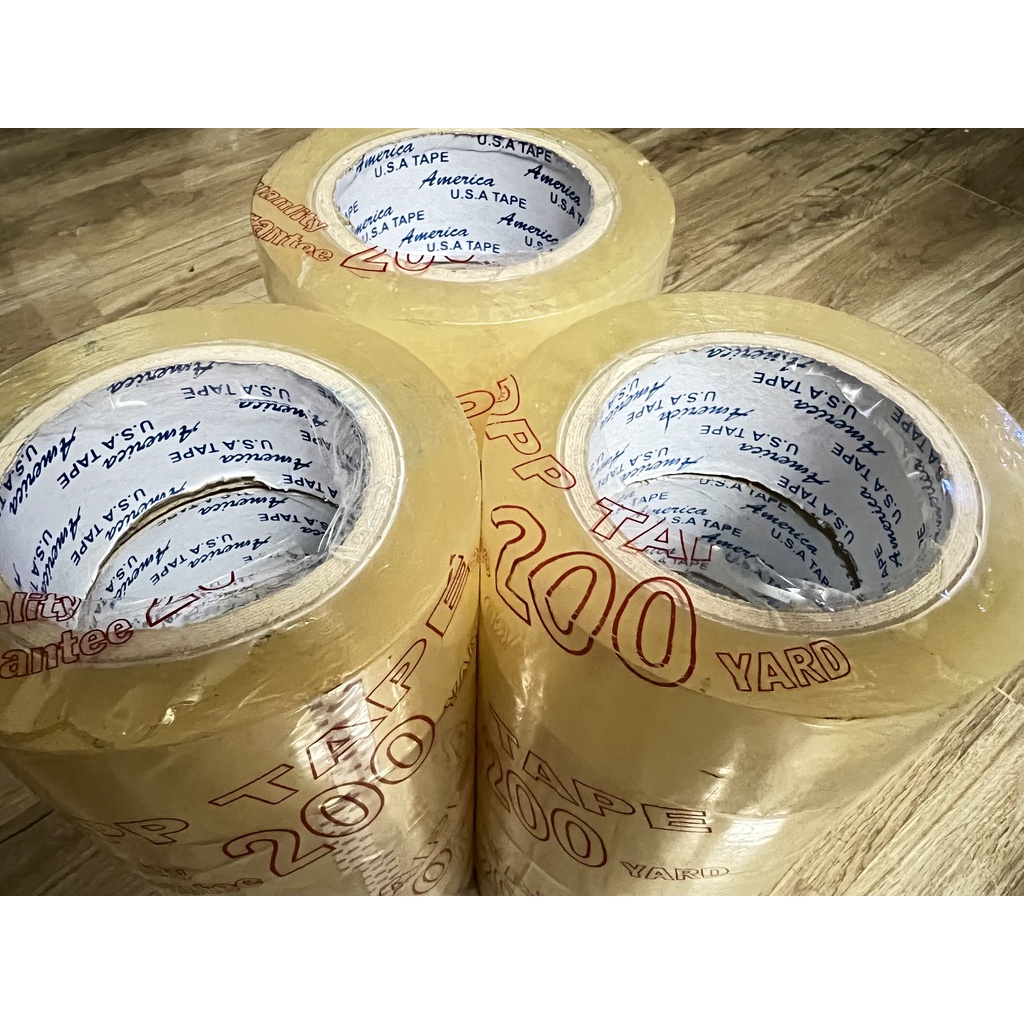 BĂNG KEO TRONG LOẠI LỚN 200 yard x 47mm