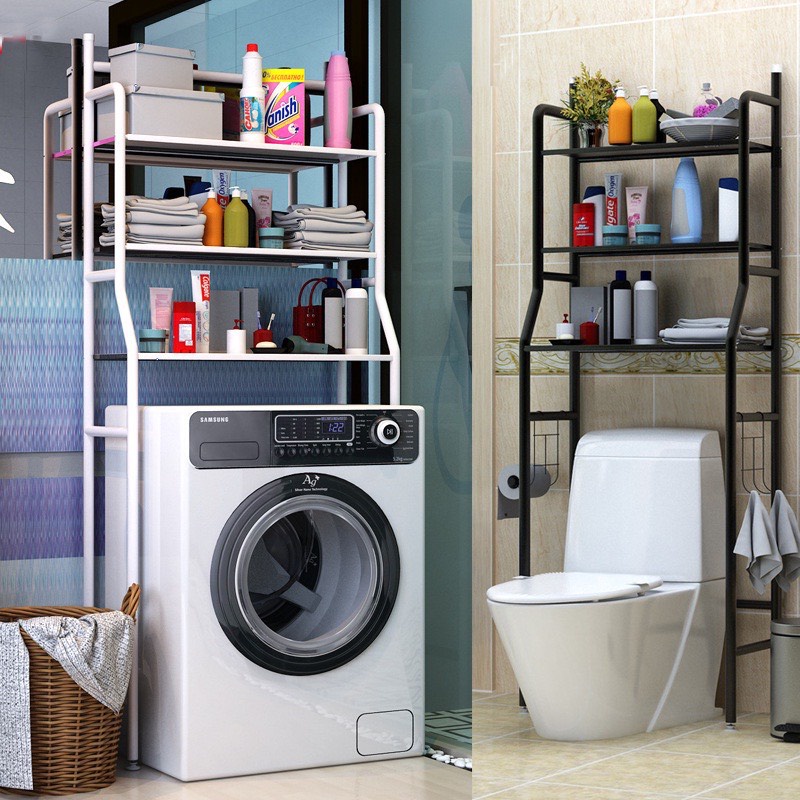 Kệ Bồn Cầu Để Đồ Nhà Vệ Sinh, Toilet, Nhà tắm- 3 Tầng INOX Cao Cấp