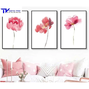 Tranh Treo Tường Hiện Đại 4 , Tranh Tráng Gương ( Bộ 3 Tâm )