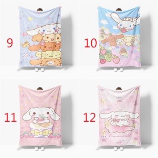 Sanrio Cinnamoroll 4 Kích Thước Flannel Chăn Mới Hoạt Hình Dễ Thương Trẻ Em Thời Trang Mềm Mại Thoải Mái Ấm Giường Chăn Quà Tặng Sinh Nhật