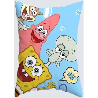 Spongebob Patrick Star Một Mặt In Hình Chữ Nhật Polyester Gối Phòng Ngủ Sofa Trang Trí Nhà Gối (Không Có Lõi Gối)