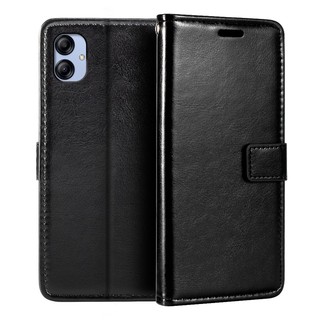 Ốp Bao Da Điện Thoại PU Dạng Ví Nắp Lật Nam Châm Cao Cấp Có Ngăn Đựng Thẻ Và Giá Đỡ Cho Samsung Galaxy A04E Galaxy A04E
