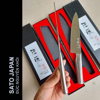 Dao Nhật Làm Bếp Sato Đúc Nguyên Khối Siêu Sắc Bén