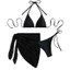 BIKINI set 3 món tam giác basic kèm khăn quấn. HÌNH THẬT