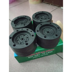 Đệm Chống Rung Máy Giặt Kê Cao Máy GIặt, GIảm Rung Lắc Tăng Tuổi Thọ Máy Giặt (ĐEN)