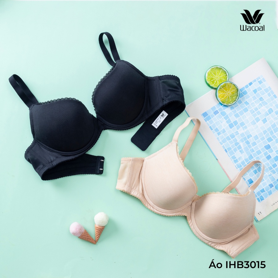 Áo ngực có gọng Wacoal IHB3015 (có size lớn) mút mỏng nâng vừa - HB3015