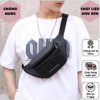 Unisex Fabric Water-resistant Crossbody Bag