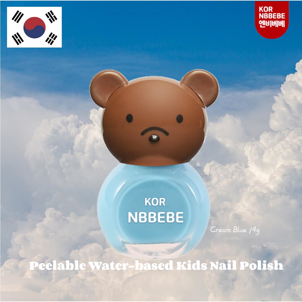 Sơn Móng Tay NBBEBE Màu Xanh Dương Đậm 4g