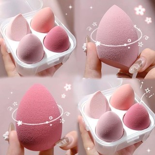 Set 4 mút tán kem nền Make Up - Bông mút trang điểm Bebeauskinshop