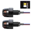 Đèn báo rẽ Tay cầm thanh cuối tay cầm cắm đèn Blinker cho xe máy Dirt Bike