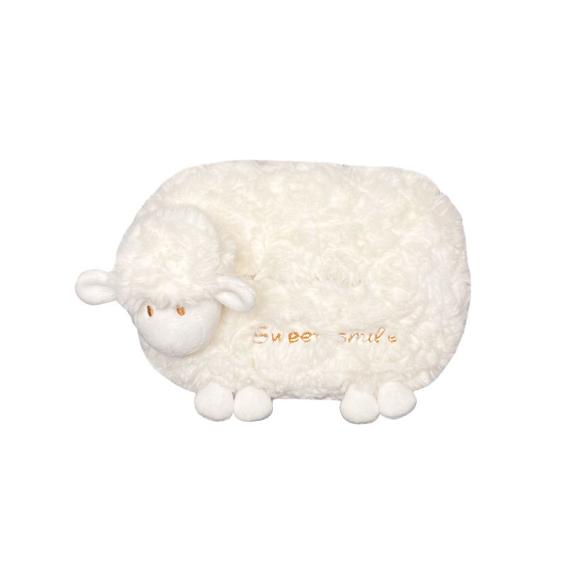 Hộp Đựng Khăn Giấy Hình Cừu Hoạt Hình Lót Ghế Ngồi Xe Hơi