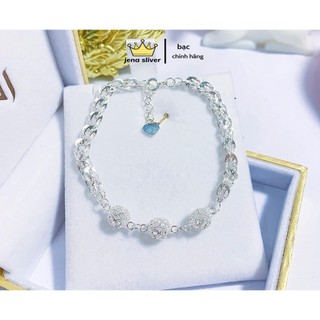 lắc tay đuôi phụng mix quả cầu may mắn , bạc 925 - jena sliver