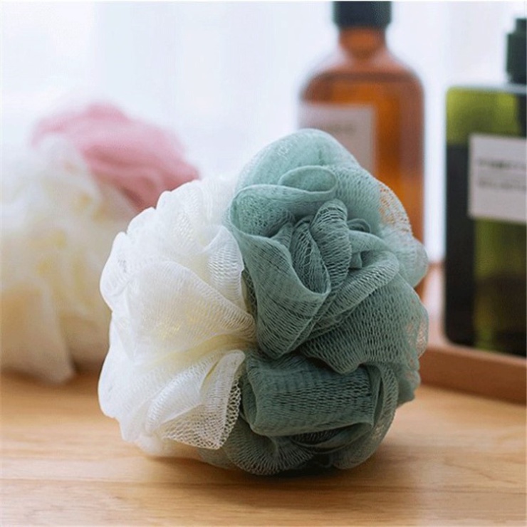COMBO 1- 3 Bông Tắm Lưới Tròn Tạo Bọt 2 Màu Lưới Siêu Mềm