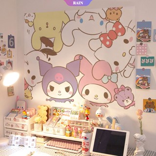 Sanrio Giấy Dán Tường Hoạt Hình My Melody Kuromi Cinnamoroll Hello ...