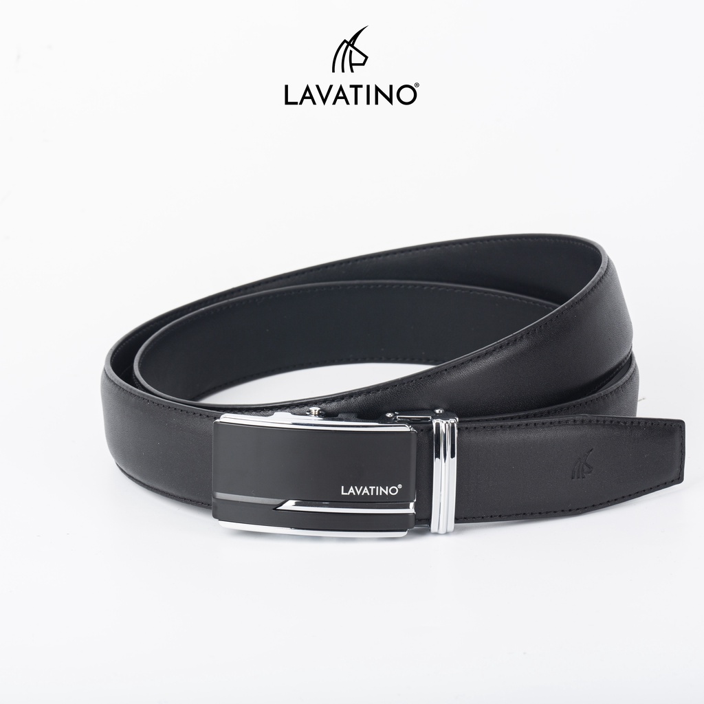 Ảnh Thắt Lưng Nam Da Bò Thật Cao Cấp Hàng Hiệu Lavatino Khoá Tự Động Thiết Kế Sang Trọng TINO 04 4