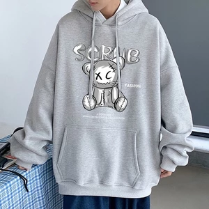 Áo Hoodie Nam HappyFamily Họa Tiết Gấu SCRUB Chất Nỉ Da Cá 100 Cao Cấp