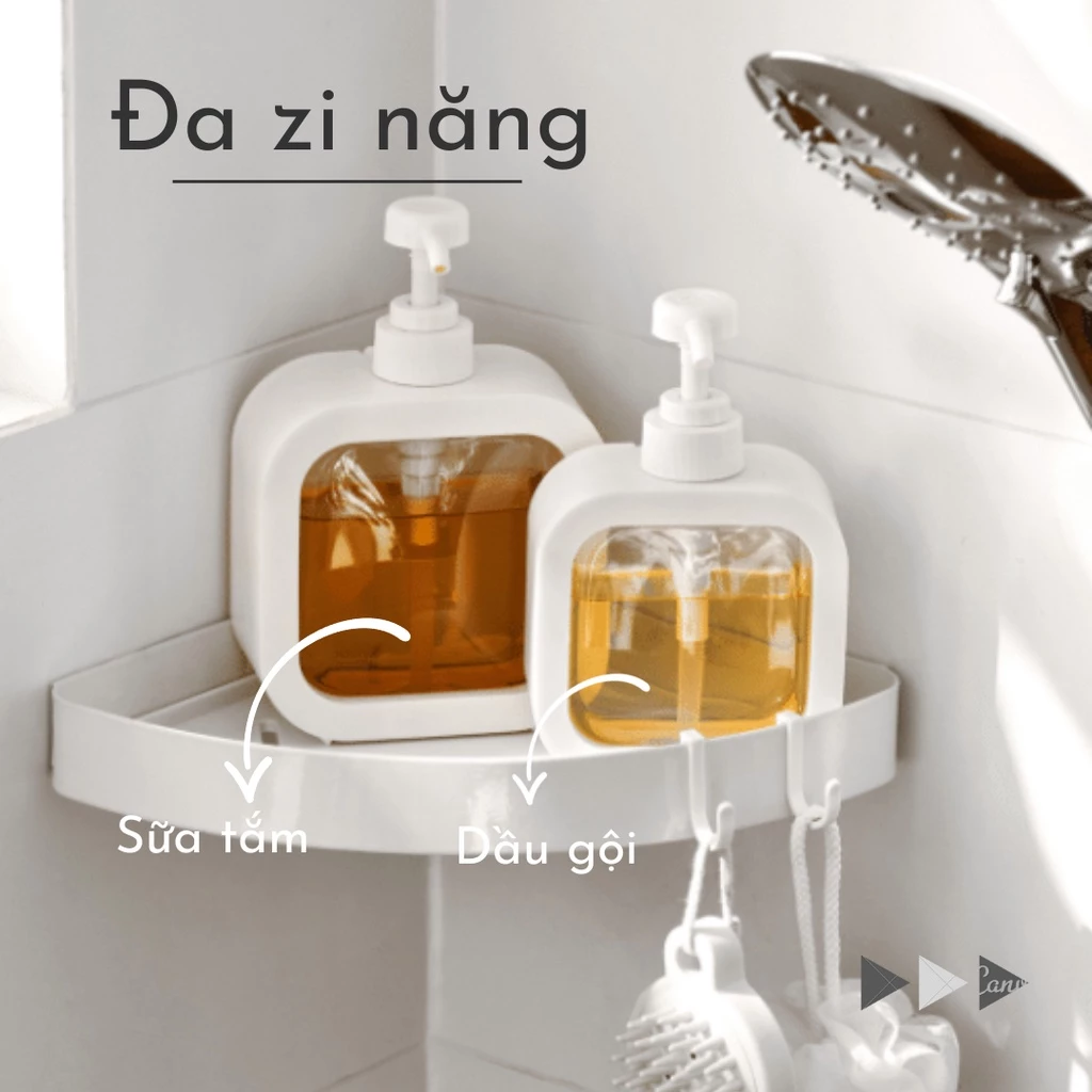 Chai Chiết Dầu Gội Sữa Tắm Trong Suốt, Hộp Đựng Nước Rửa Tay, Nước Rửa Bát Đa Năng, Chai Đựng Dầu Gội, Lọ Đựng Sữa... ảnh 4