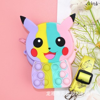 Túi Đeo Chéo Hình  Pikachu/Kỳ Lân Dễ Thương Cho Bé